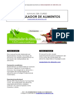 Manual Manipulador de Alimentos Coformacion PDF