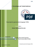 Descripción General Del Lenguaje VHDL