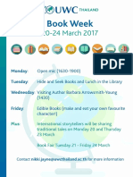 Book Week 2017 Poster