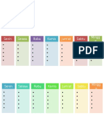 Format Jadwal Harian