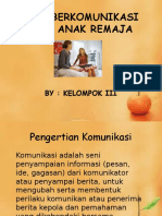 Cara Komunikasi Pada Remaja