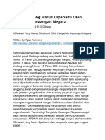 10 Materi Yang Harus Dipahami Oleh Pengelola Keuangan Negara