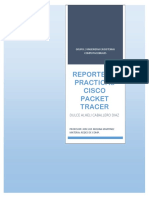 Reporte Packet Tracer 