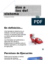 Llamadas A Servicios Del Sistema