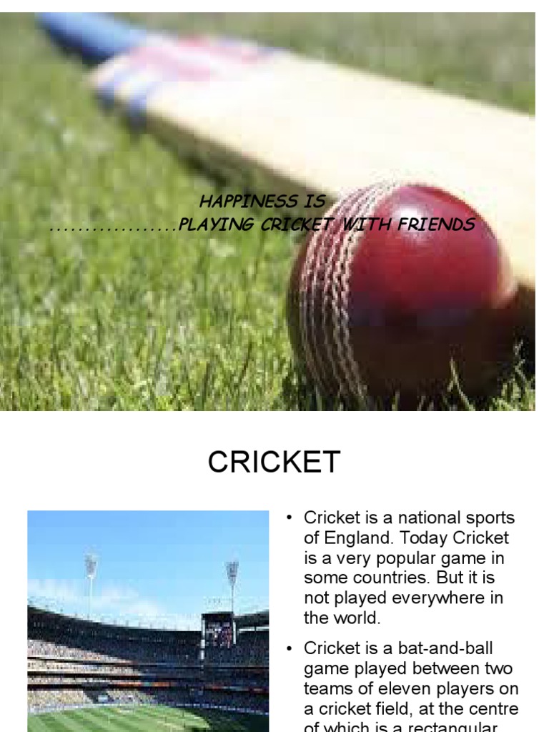 CRICKET PDF