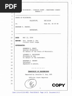 Transcript of Decision on Suppression Motion 5-12-06