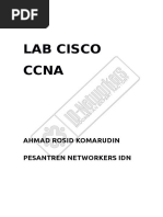 Lab Cisco Ccna: Ahmad Rosid Komarudin Pesantren Networkers Idn