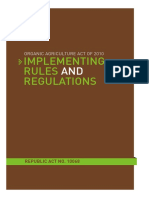 RA10068 Regulations