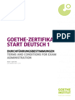 EXAM FORMAT - Goethe-Zertifikat A1 (Start Deutsch 1) PDF