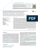 Industrial Crops and Products: Aleksander Hejna, Krzysztof Formela, Mohammad Reza Saeb