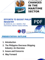 Efforts To Boost Philippine Ship Registry - Presentation by MARINA Administrator DR Marcial Amaro