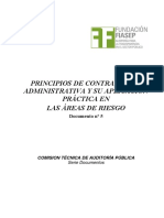 Principios de Contratación Administrativa y Su Aplicación Practica en Las Áreas de Riesgo.