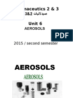 Unit 6 AEROSOLS