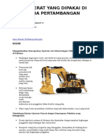 Alat Berat Yang Dipakai Di Dunia Pertambangan Erfan R