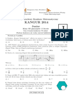 KANGUR 2014: Junior