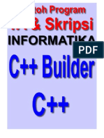 Contoh Program Boland C++ Builder Untuk Tugas Akhir dan Skripsi
