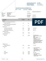 Buletin de Analize Medicale: Nr. Trimitere: 1173925 Data Trimitere