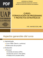 Formulación de Proyectos Estratégicos