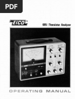 Eico 685 Operating Manual