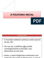 2 - A Polifonia Inicial