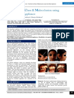 Treatment of Class II Malocclusion Using Twin Block Appliance PDF