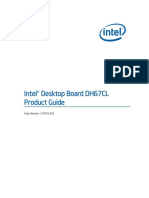 Intel® Desktop Board DH67CL Product Guide: Order Number: G14702-002