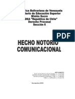 El Hecho Notorio Comunicacional