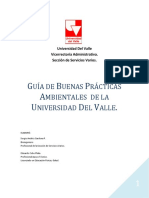 Guia de Buenas Practicas Ambientales de La Universidad Del Valle PDF