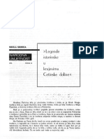 Nikola Sikirica, Legende Istorinske U Krajevima Cetinske Doline, Narodna Umjetnost 1979, KNJ 16.