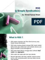 RSS (Really Simple Syndication)