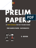 Exam18 ICSE Sample Paper Maths
