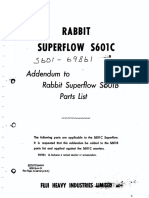 Fuji S601 Rabbit Scooter Illustrated Parts List Diagram Manual