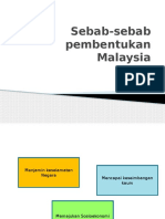 Sebab-Sebab Pembentukan Malaysia