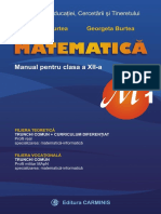 Manual Matematica Clasa XII M1 PDF