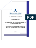 NORMA TÉCNICA CATEGORIAS DE ESTABLECEMIENTOS DE SECTOR SALUD.pdf