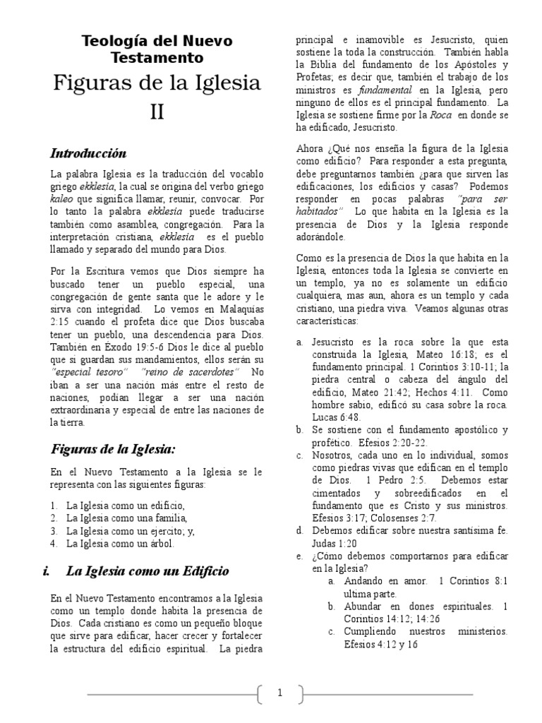 Clase 02 - Figuras de La Iglesia II | PDF | Iglesia Católica | Jesús