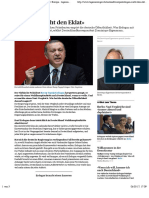 «Erdogan Sucht Den Eklat» - News International