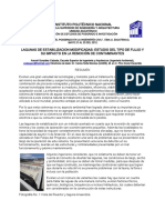 Lagunas de Estabilizacion Modificadas Estudio Del Tipo Nde Flujo