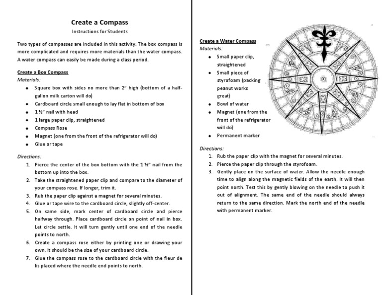 create a compass students Compass