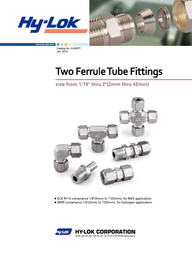 Hy Lok Tube Fitting 20141 PDF PDF