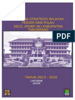 Laporan Akhir Rencana Strategis Wilayah Pesisir Dan Pulau Kecil Kabupaten Tangerang 2013-2033