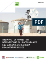 The Impact of Protection Interventions On Unaccompanied and Separated Children in Humanitarian Crises