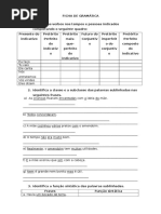 Ficha de Gramática - 6