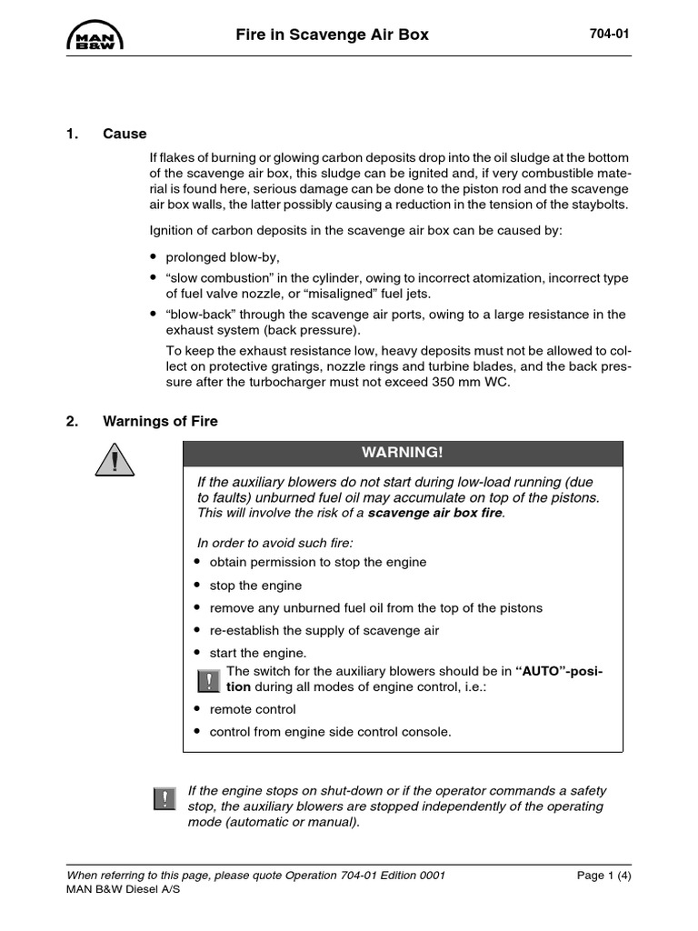 Case Study Scavenge Fire | PDF | Piston | Turbocharger