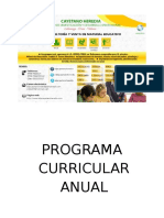 Proyecto Curricular de Aula Quinto Grado-2014