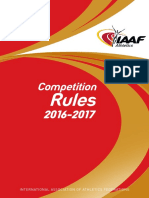 IAAF Competition Rules 2016-2017, in Force From 1 November 2015 PDF