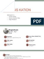 Analisis Kation