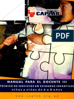 Cuidados Infantiles de 6 a 8 Años - Manual Para El Docente III