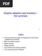 Graphic Adapters and Monitors - The Summary