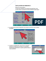 Instalacion Sistema Operativo 7